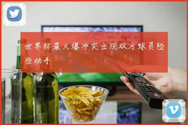 世界杯最火爆冲突出现双方球员险些动手